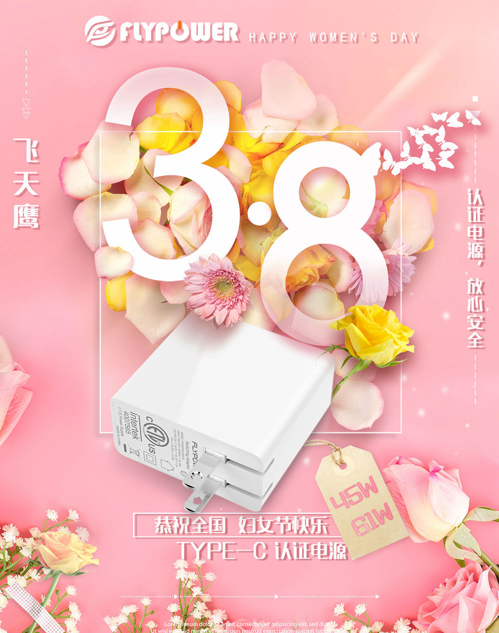 飞天鹰Type-c 充电器