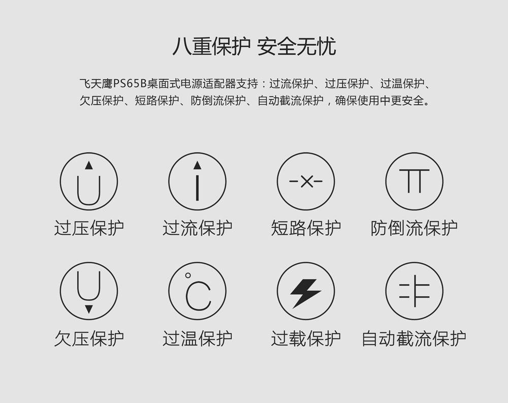 安全的电源适配器