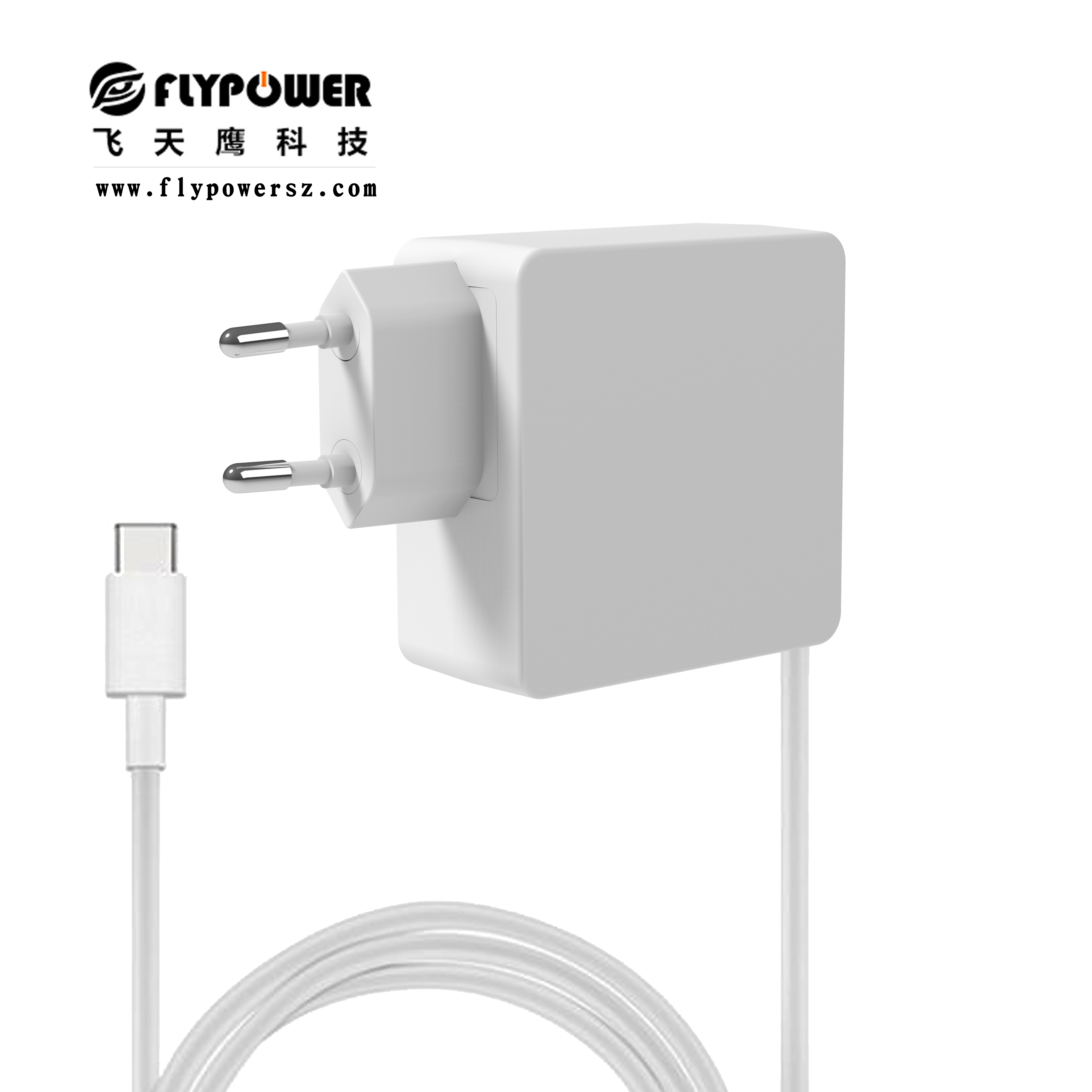 45W CE TYPE-C power adapter(with line)